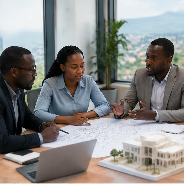 Colleagues working together at the RIA secretariat