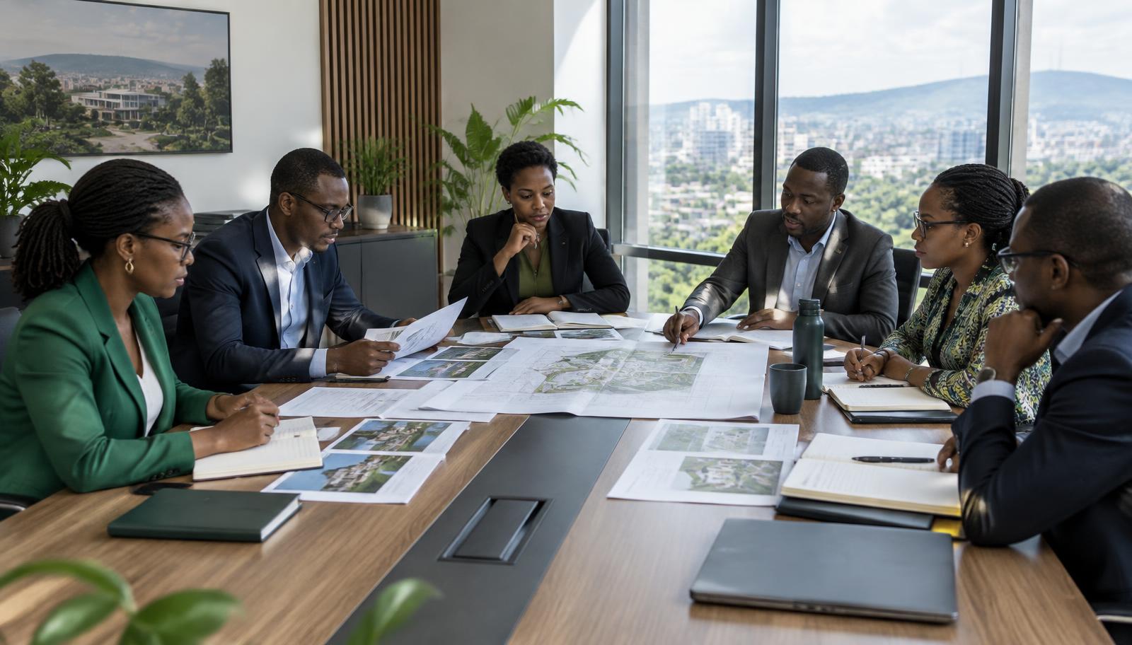 RIA council members reviewing governance documents